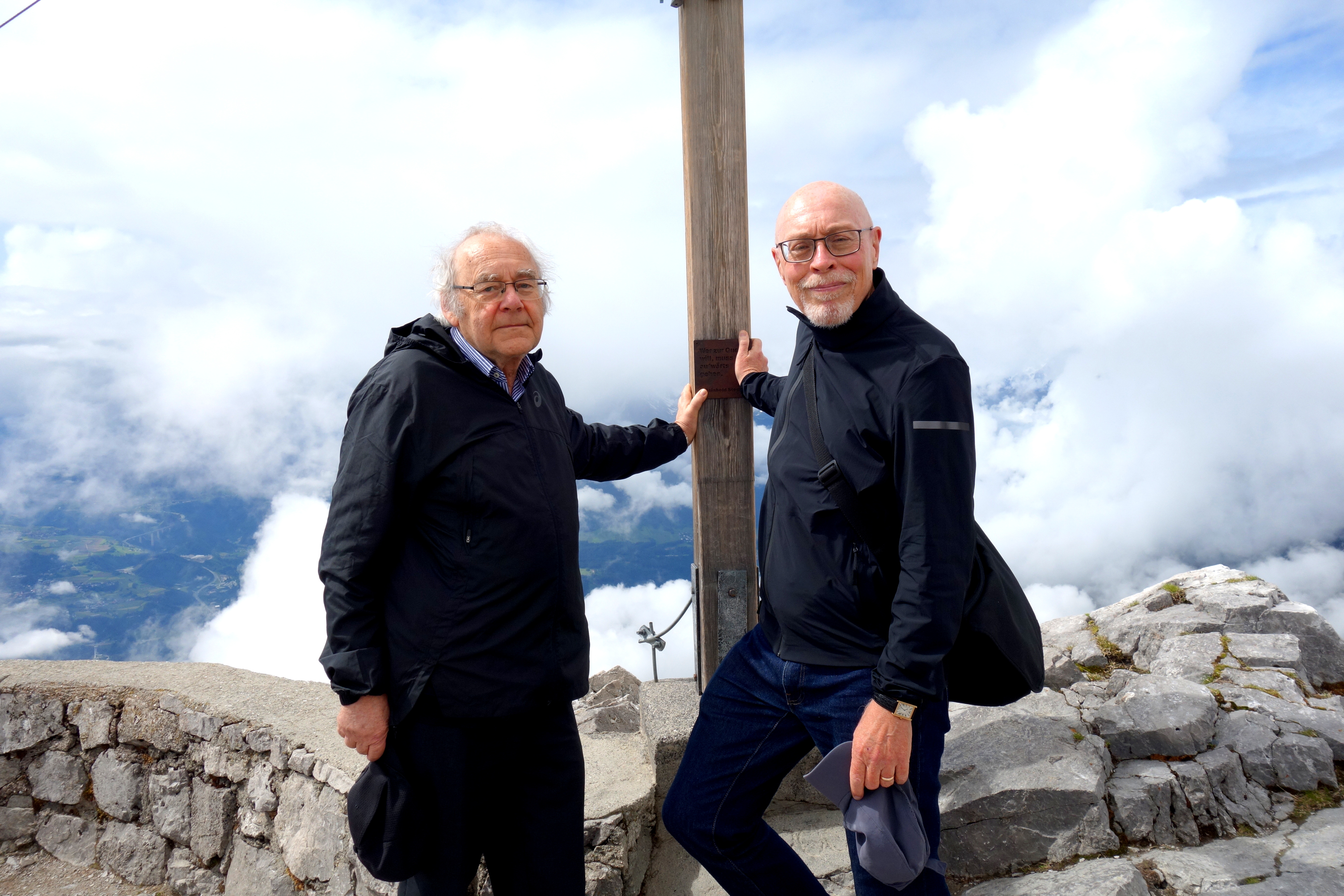 Josef Mitterer and Barry Allen. Hafelekar Innsbruck, 2024